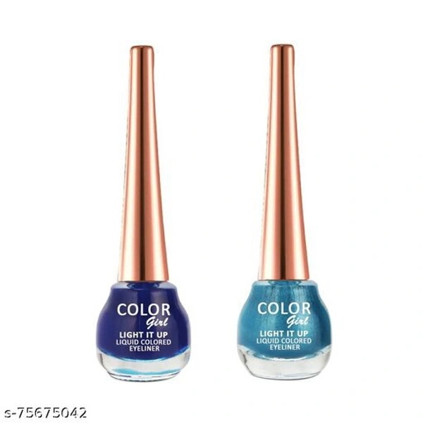 Color Girl Light It Up Liquid Colored Eyeliner - Blue Sky Blue, Free Size