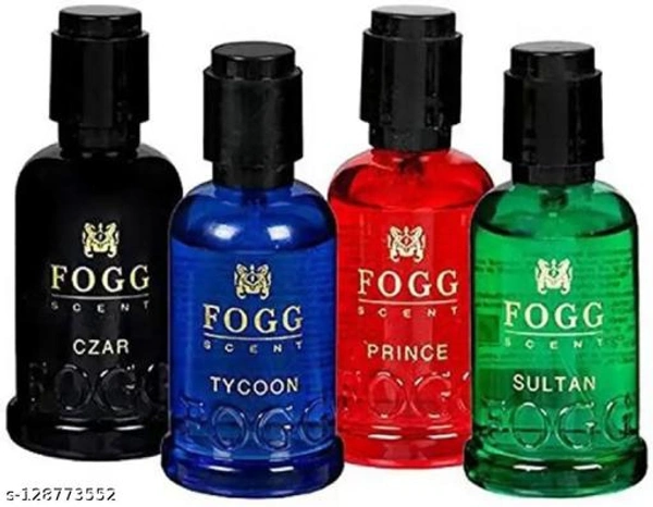 Fogg Set CZAR, PRINCE, SULTAN & TYCOON Scent 15m*4 Combo set Deodorant Spray - For Men & Women (60ml, pack of 4) - Free Size