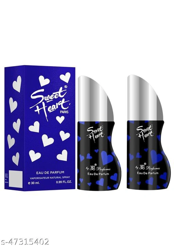 JBJ SweetHeart Perfume Blue (For Men & Women) Eau de Parfum - 30 ml (Pack of 2) - Free Size 