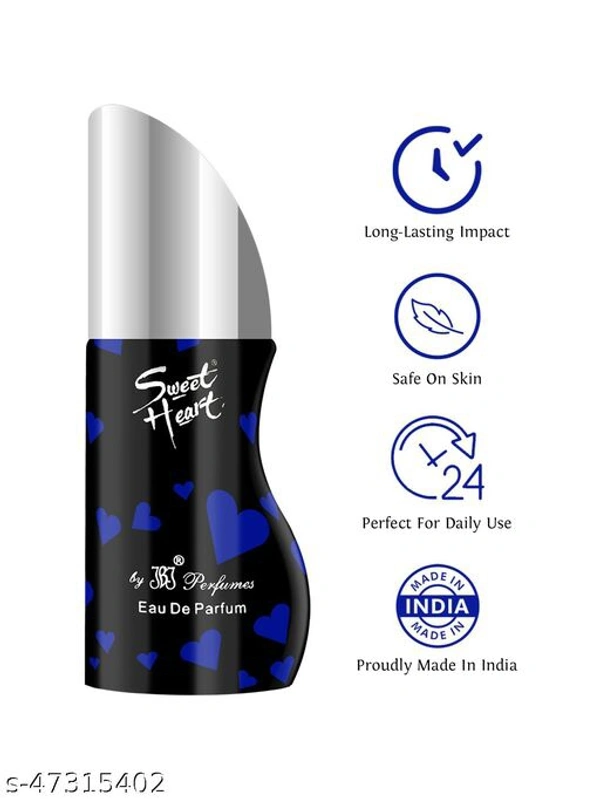 JBJ SweetHeart Perfume Blue (For Men & Women) Eau de Parfum - 30 ml (Pack of 2) - Free Size 