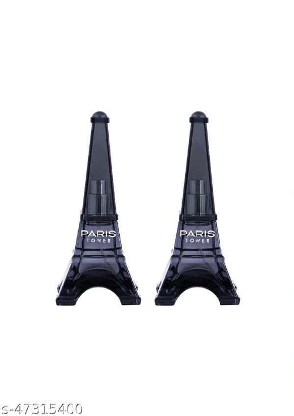 Sweet Heart PARIS TOWER BLACK (PACK OF 2) Eau de Parfum - 40 ml  (For Men & Women) - Free Size
