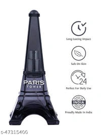 Sweet Heart PARIS TOWER BLACK (PACK OF 2) Eau de Parfum - 40 ml  (For Men & Women) - Free Size