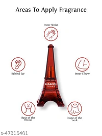 Sweet Heart PARIS TOWER BROWN (PACK OF 2) Eau de Parfum - 40 ml  (For Men & Women) - Free Size