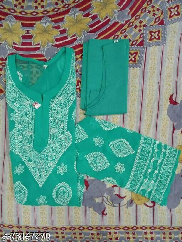 kurti with inner - turquoise , XL 