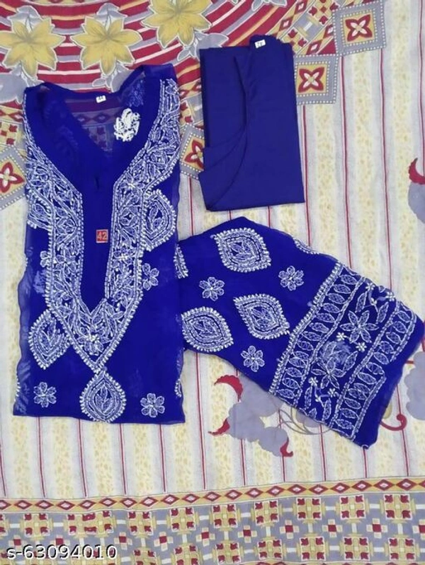 kurti with inner - blue , XL 