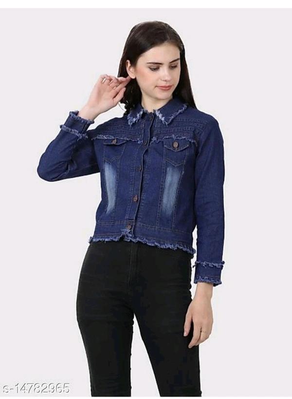 Comfy Modern Women Jackets & Waistcoat - Nevy Blue, XL 