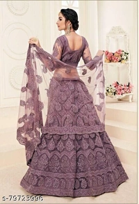 Woman's Lehenga Choli Set Beautifull Design With Free Gift - Free size 