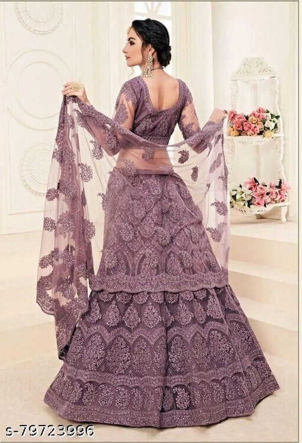 Woman's Lehenga Choli Set Beautifull Design With Free Gift - Free size 