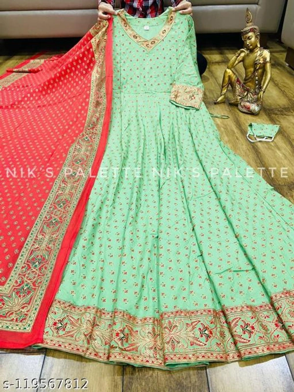 Fancy Fabulous Women Gowns - Palepink, 6XL 