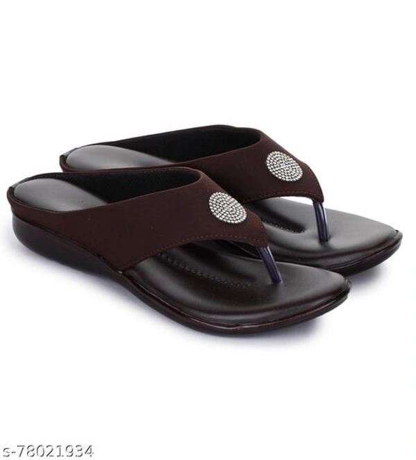 ShoeNstring Women Casual Flats - Rosewood , IND-7 