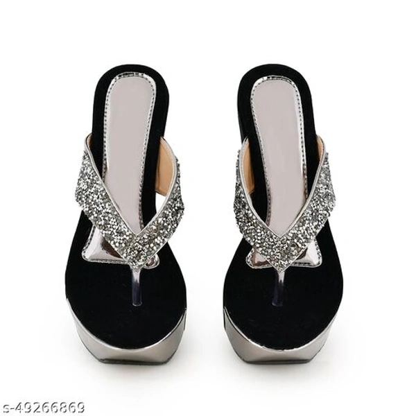 Versatile Women Heels - Silver, IND-5 