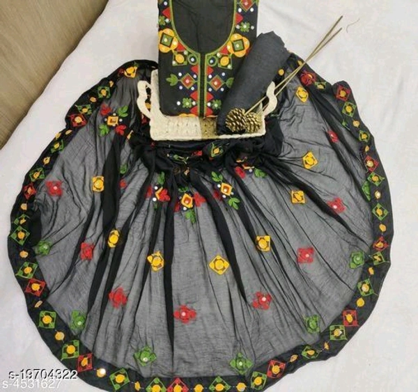 Elegant Dress Materials - Black, Un Stitched