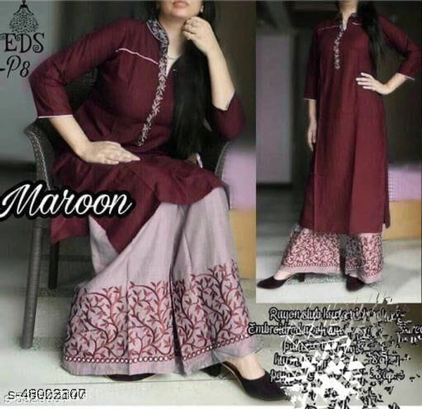 Banita Alluring Women Kurta Sets - Maroon , M 