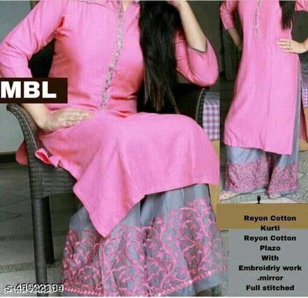 Banita Alluring Women Kurta Sets - pink , M 
