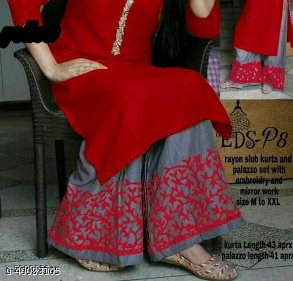 Banita Alluring Women Kurta Sets - red , XL 