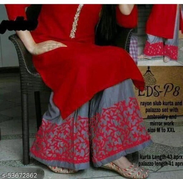 Banita Alluring Women Kurta Sets - red , XXXL 