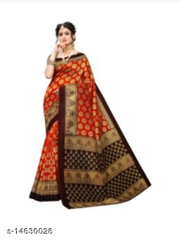 Attractive Art Silk Saree - Caremine , Free size