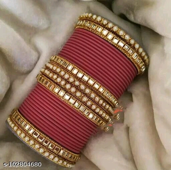 Bracelet & Bangles  - maroon , 2.6 