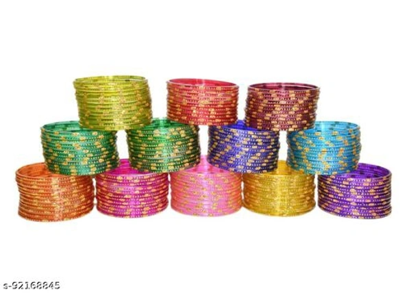 Feminine Glittering Bracelet & Bangles - Multi Colour , 2.4
