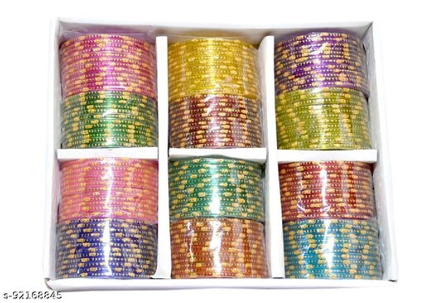 Feminine Glittering Bracelet & Bangles - Multi Colour , 2.4