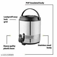 Aaditya Stainless Steel Water Jug/Mayur Jug I Durable and Sturdy I Easy to Carry Handle I 3 Liter of Water Storage Capacity I Hot and Cold - Free Size