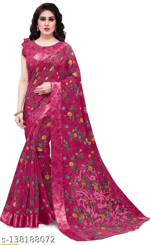 Fancy Cotton Sarees - Free Size, Queen Lyra