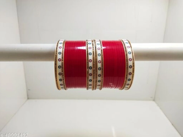 Elite Unique Bracelet & Bangles - Red , 2.4
