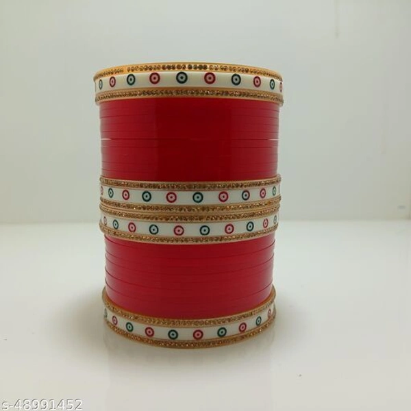 Elite Unique Bracelet & Bangles - Red , 2.4
