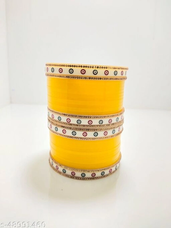 Elite Unique Bracelet & Bangles - yellow , 2.4
