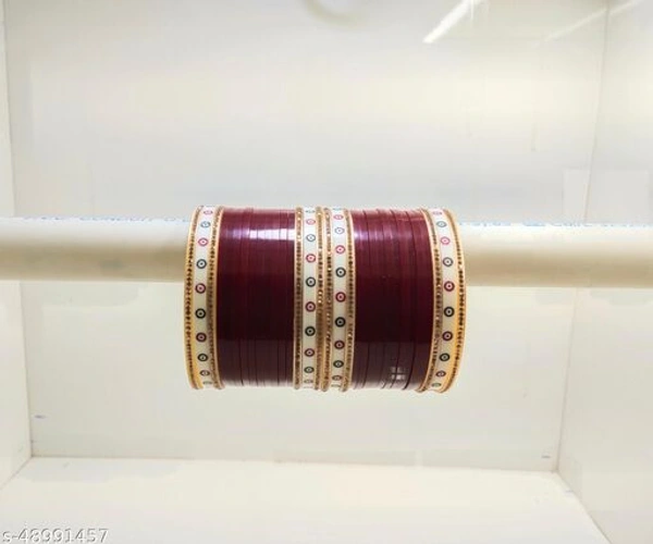 Elite Unique Bracelet & Bangles - Brown , 2.4