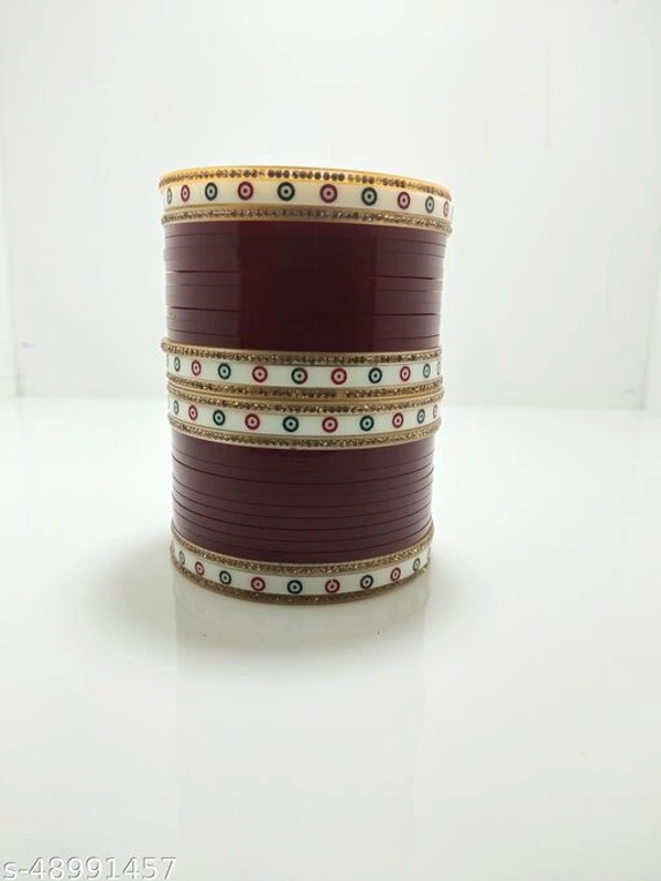 Elite Unique Bracelet & Bangles - Brown , 2.4
