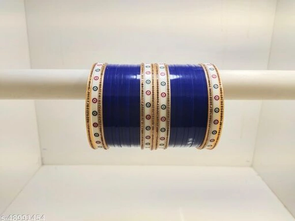 Elite Unique Bracelet & Bangles - Blue , 2.4