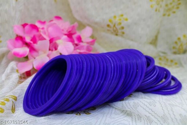SET OF 40 BANGLES USED IN SUHAG CHOODA. - blue , 2.4