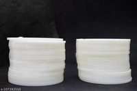 SET OF 40 BANGLES USED IN SUHAG CHOODA. - white , 2.6 