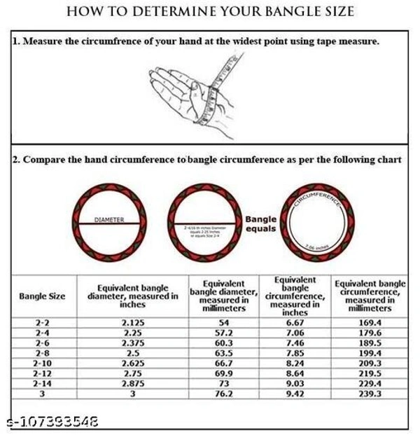 SET OF 40 BANGLES USED IN SUHAG CHOODA. - Red , 2.10 