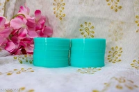 SET OF 40 BANGLES USED IN SUHAG CHOODA. - aqua , 2.10 