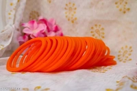 SET OF 40 BANGLES USED IN SUHAG CHOODA. - Orenge , 2.10 