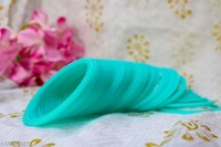 SET OF 40 BANGLES USED IN SUHAG CHOODA. - aqua , 2.2 