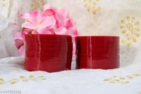 SET OF 40 BANGLES USED IN SUHAG CHOODA. - maroon , 2.2 