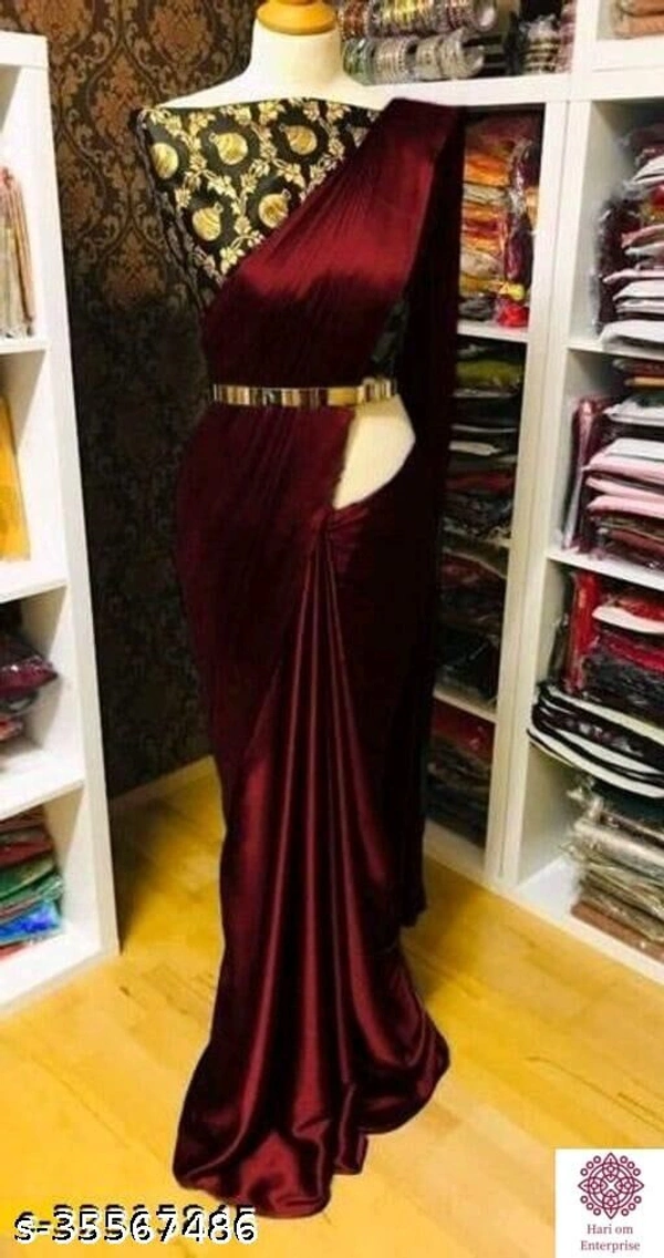 Alisha Fashionable Sarees - red , Free Size