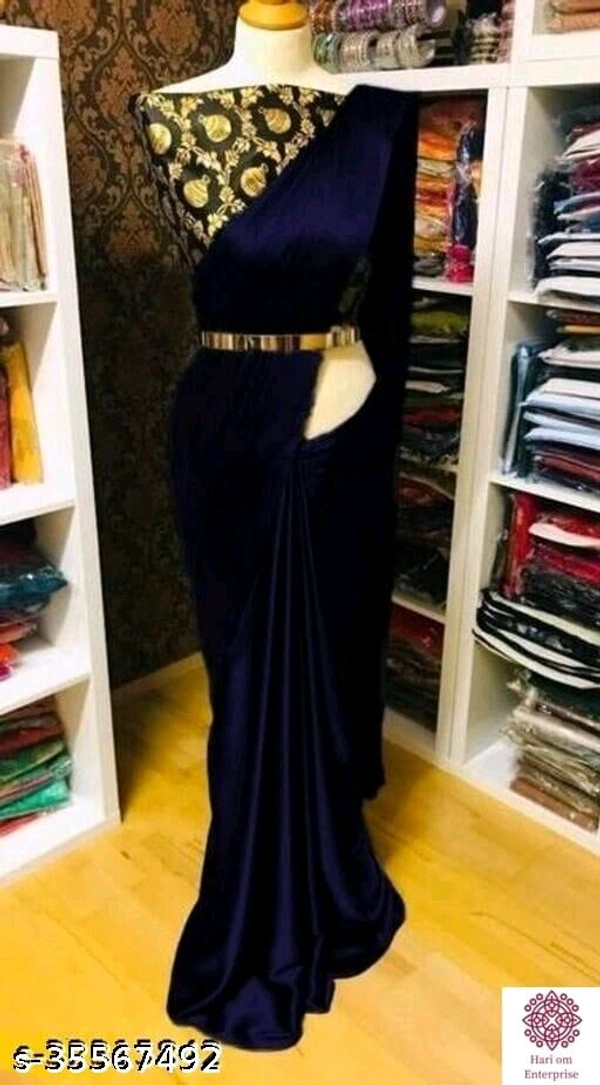 Alisha Fashionable Sarees - black , Free Size