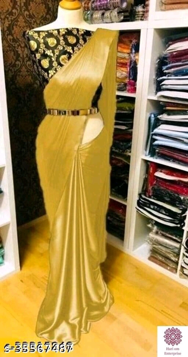 Alisha Fashionable Sarees - yellow , Free Size