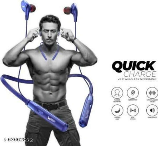 Ubon quick charge CL-4080 Bluetooth headset (blue,in the ear) - Free Size