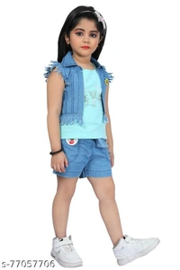 GIRLS CLOTHING SET - Blue, 1-2 Years 