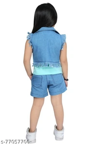 GIRLS CLOTHING SET - Blue, 1-2 Years 