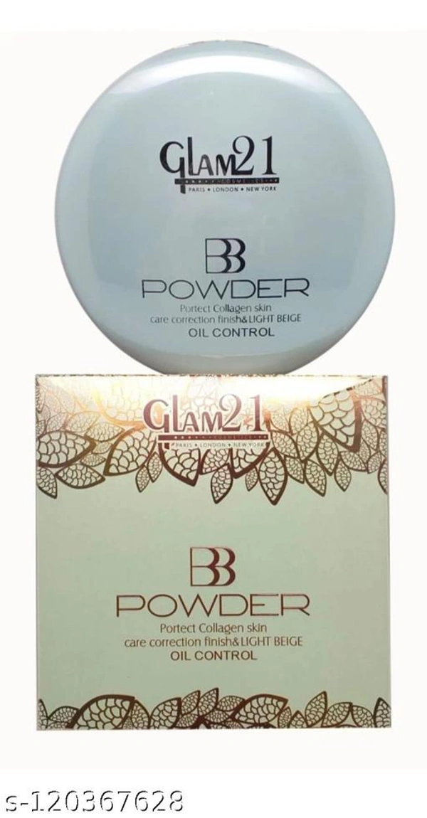 Glam21 BB Oil Control Compact Powder (2in1)Name: Glam21 BB Oil Control Compact Powder (2in1)Product Name: Glam21 BB Oil Control Compact Powder (2in1) Brand - Free Size