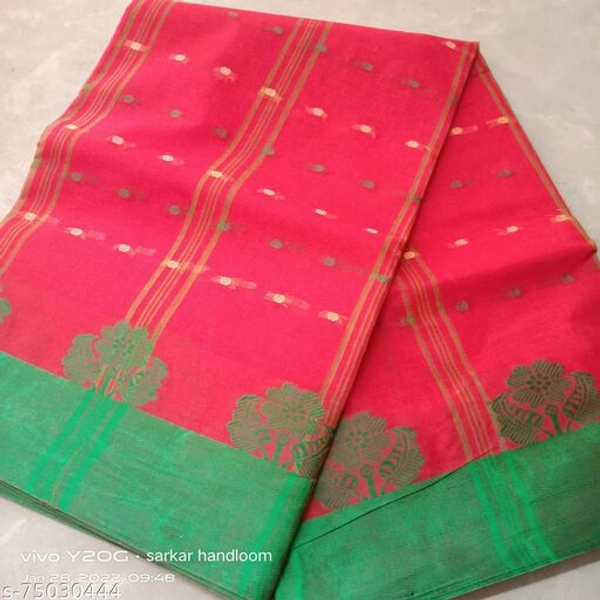 Fulia taant saree - Rani , Free Size
