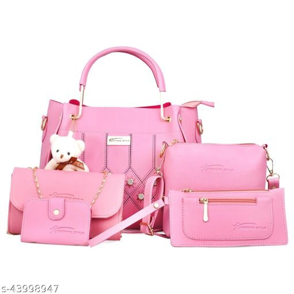Ravishing Stylish Women Handbags - Pink , Free Size