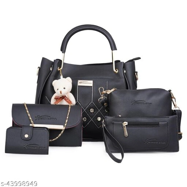 Ravishing Stylish Women Handbags - black , Free Size
