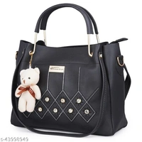 Ravishing Stylish Women Handbags - black , Free Size